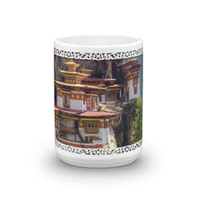 Bhutan Monastery In The Mountains Mug