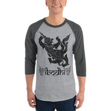 iBodhi Big Garuda 3/4 sleeve raglan shirt