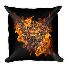 Garudas with Burning Flames 18" Square Pillow