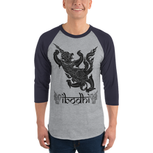 iBodhi Big Garuda 3/4 sleeve raglan shirt
