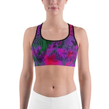 Colorful with Thai Buddhist Tattoos Sports bra