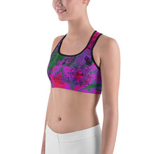 Colorful with Thai Buddhist Tattoos Sports bra
