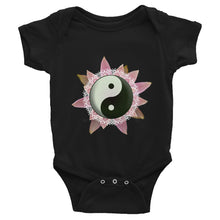 Sacred Geometry Yin & Yang Flower Mandala Infant Bodysuit