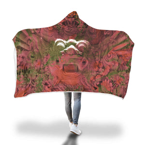 Balinese Pink Stone Hoodie Blanket