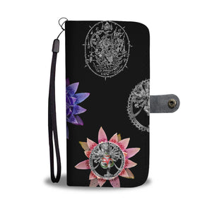 Sacred Geometry Mandalas Wallet Phone Case