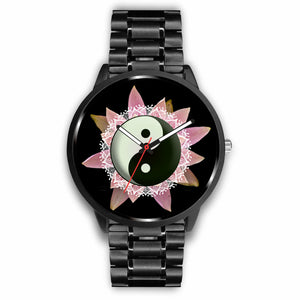 iBodhi Sacred Geometry Yin and Yang Flower Mandala Watch