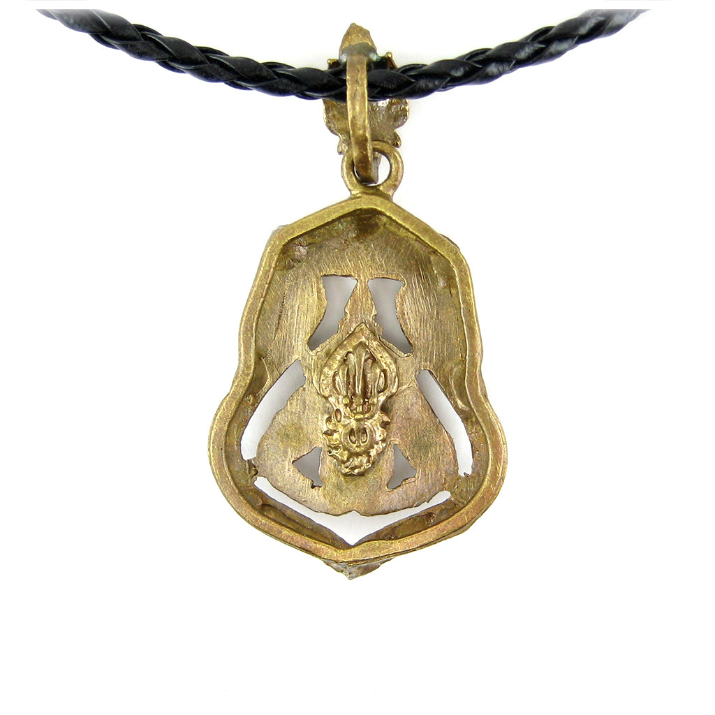 Vintage Phra Rahu Eats The Sun Hindu Buddhist Thai Eclipse Protection Amulet
