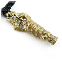 Naga Dragon Snake Talisman, Thai Buddhist & Hindu Protection Amulet
