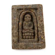 Thai Buddhist Luang Phor Thuad Good Luck Talisman & Protection Amulet, Clay & Gold Dust