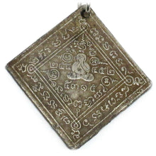 Rare Phra Pidta Buddhist Monk in Smadhi Unalome Thai Spiritual Amulet 