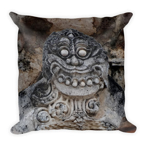 The Remarkable Similarities Between Sukhothai and Balinese Temples 18" Square Pillow