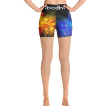 iBodhi Colorful Flames to Nirvana Yoga Shorts