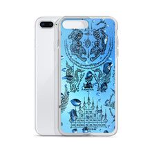 Covered With Sacred Thai Buddhist Tattoos and Water Drops iPhone Case