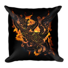 Garudas with Burning Flames 18" Square Pillow