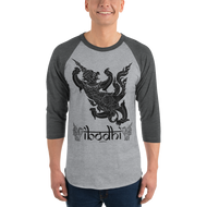 iBodhi Big Garuda 3/4 sleeve raglan shirt