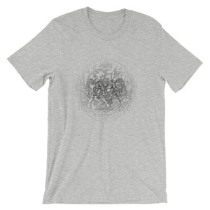 Sacred Geometry Thai Buddhist Tattoos Mandala 4, Short-Sleeve Unisex T-Shirt