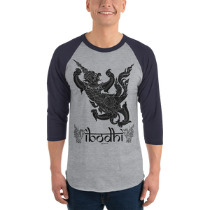 iBodhi Big Garuda 3/4 sleeve raglan shirt