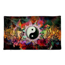 Sacred Geometry Yin and Yang And Aum Mandalas Rectangular 20" Pillow Case