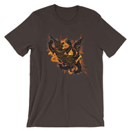 Garuda With Fire Short-Sleeve Unisex T-Shirt