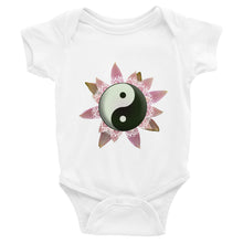 Sacred Geometry Yin & Yang Flower Mandala Infant Bodysuit