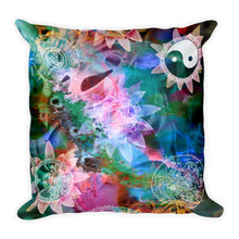 Chakras and Meridians on a Square Pillow