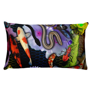 iBodhi Crawling Creatures Rectangular Pillow