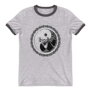 iBodhi Yin & Yang Ganesha Ringer T-Shirt