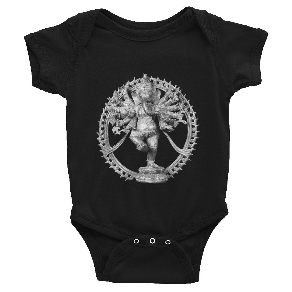Dancing Ganesha with 16 Arms Infant Bodysuit
