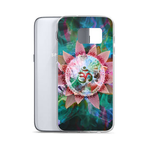 Sacred Geometry Aum Flower Mandala Samsung Case